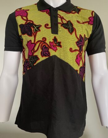 Polo blanc design 7 Taille S