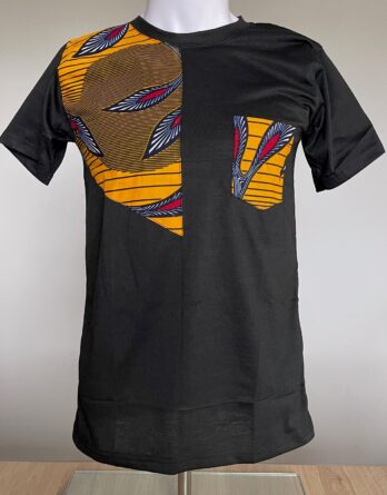 Tee-shirt noir design 8 taille XS