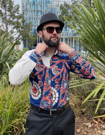 Chemise personnalisée verso-wave